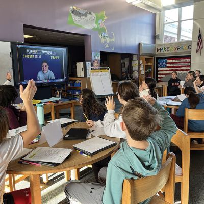 Rochester Memorial School 
Students at Rochester Memorial School last month participating in the Student Solve Problems project, a part of the OpenSciEd partnership with the ORR School District. Photo courtesy of Tracey Forns and RMS. January 8, 2026 edition
