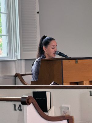 Mattapoisett Congregational Church
Rebecca Correia performs guitar and piano at the Mattapoisett Congregational Church. Photo by Jennifer Shepley
