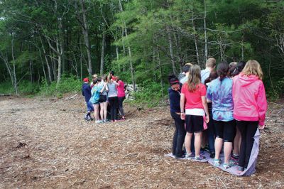 SCOPE Program
ORRJHS seventh-graders participate in the school’s SCOPE program. Wednesday saw the students hiking the Mattapoisett Land Trust and joining together for trust- and team-building exercises under the guidance of science teacher Kathy Gauvin. Photos by Shawn Badgley
