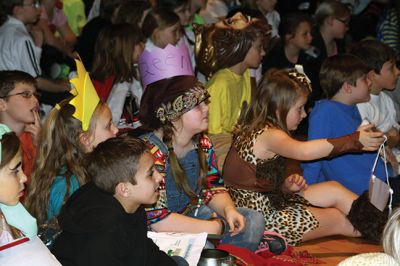 Vocabulary Day
Sippican School on April 16 celebrated its annual Vocabulary Day, with students dressed as their chosen vocabulary word and presenting its definition before the entire school at the all school meeting that afternoon. Photos by Jean Perry
