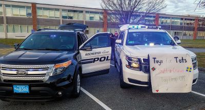 Stuff a Cruiser
ORR students partnered with the Marion, Mattapoisett, and Rochester Police on December 8, collecting toys donated to Toys for Tots during the annual Stuff a Cruiser event. Photos by Erin Bednarczyk

