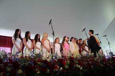 Tabor Academy Commencement Ceremony
Chloe Fox of Mashpee and Vince White of Tarrytown, New York, gave the senior addresses as co-heads of school, as Tabor Academy held its 2026 Commencement Ceremony on May 22. The Madrigal Singers led the attendees in Tabor’s Alma Mater. Teresa Adams of Mattapoisett was the second graduate of the class to receive her diploma. Photos by Mick Colageo
