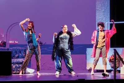Mamma Mia! 
Tabor Academy's theater group practices for its upcoming production of Mamma Mia! Photo by Ryan Feeney
