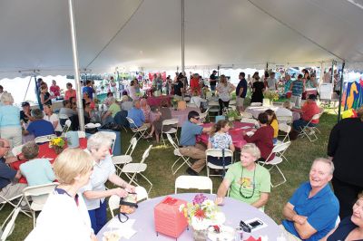 Taste of the Town
People with a taste for fine food flocked to Shipyard Park in Mattapoisett on the evening of Tuesday, July 12 for the annual Taste of the Town. Local restaurants and cafés dole out servings of their specialty foods for ticket holders to the event hosted by the Mattapoisett Woman’s Club. The event is the biggest yearly fundraiser for the Woman’s Club. Photos by Colin Veitch
