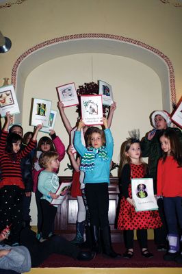 Tinkhamtown Chapel Christmas Carol Sing
The organ was back in business this year for the annual Tinkhamtown Chapel Christmas Carol Sing on Saturday, December 17. The kerosene lamps were lit, the children partook in the traditional “The Twelve Days if Christmas,” and all was merry and bright as Christmas in Mattapoisett should be. Photos by Jean Perry
