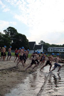 39th Annual Mattapoisett Lions Triathlon
Sunday, July 14, was the morning of the 39th Annual Mattapoisett Lions Triathlon, officially kicking off the 2019 Harbor Days week. This year’s race tested the stamina of 103 participants including five relay teams. Photos by Jean Perry
