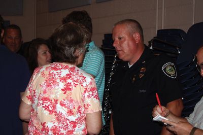 Unity Service
Local police, clergy, and members of the Tri-Town community gathered on Saturday, July 23, at ORR Junior High School to come together in peace and unity during an ecumenical service to honor those in uniform, those officers who have recently been assassinated in Dallas and Baton Rouge, and to pray for an end to racism and for the protection of police officers. Photos by Jean Perry
