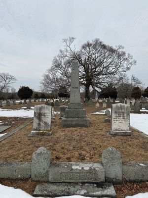 Elizabeth Tabor
The grave of Elizabeth Tabor and her husband, Stephen Taber at Acushnet Cemetery. Elizabeth would change the “e” in her name to an “o” later in life to reflect the spelling of Mount Tabor in Galilee. Their plot, marked by an obelisk, contains their graves as well as their children. Photo by Sam Bishop

