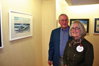 His and Hers
The Marion Art Center is hosting an exhibition entitled His and Hers  The Watercolors of Barbara and Tom Geagan. The exhibition will run until November 15. The gallery is located at 80 Pleasant Street in Marion. Admission is free. Photo by Robert Chiarito.
