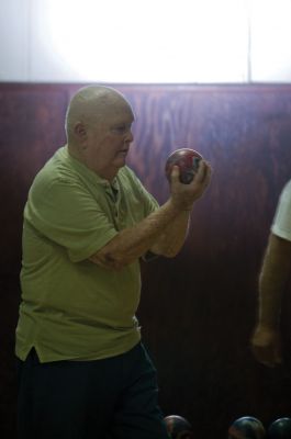 Senior Bowling League
Due to lack of interest, Mattapoisett's senior bowling league is looking at disbanding. On Wednesday mornings, seniors have gathered at the bowling lanes in Mattapoisett for some conversation and friendly competition. Organizer Norma Jones said that the tradition would be discontinuing, but some folks still came out for one more game on September 7. Photo by Felix Perez. 
