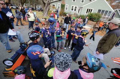 Soap Box Derby
 The Marion Cub Scout and Boy Scout Pack 32 held a Soap Box Derby and Service Project Spectacular on Saturday with scouts showcasing their rides down Holmes Street. Photo by Felix Perez.
