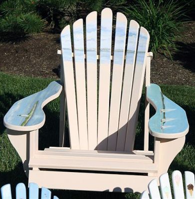 Adirondack Art
One of 17 hand-painted Adirondack chairs included in a Silent Auction fundraiser for the Sippican Womans Club. The chairs and bidding sheets are now on display through August 4 at Spirits, the Marion Historical Society, Hiller Fuels, China Trader Antiques, Eastern Bank, Sippican Cafe, The Bookstall, Coldwell Banker, Uncle Jons Coffee, the Sippican Lands Trust, West Marine, Edens Landscapes, The Elizabeth Taber Library, Marion Sports Shop, Converse Realty, Kinlin Grover and the Sippican Tennis Club.
