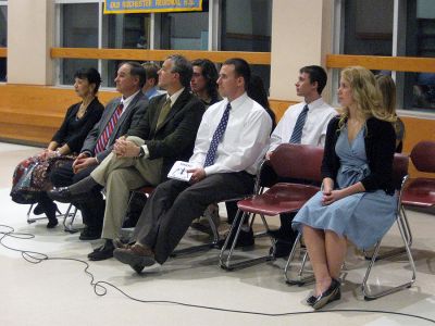 Honor Guard
School staff in attendance at the Honor Society Induction Ceremony included; (Left to right) Teresa Dall, John. Amaral, William Curtis Frantz,Michael Devoll, Christopher Kornichuck and Chelsie Nectow. (Photo by Olivia Mello)


